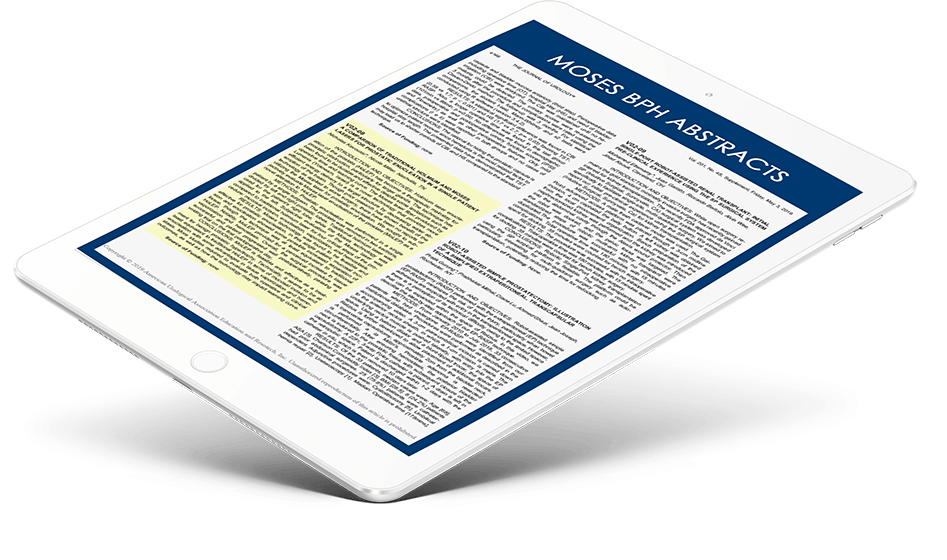 A Comparison of Traditional Holmium and MOSES Lasers for Prostatic Enucleation in a Single Patient iPad-ds A Comparison of Traditional Holmium and MOSES Lasers for Prostatic Enucleation in a Single Patient iPad-ds